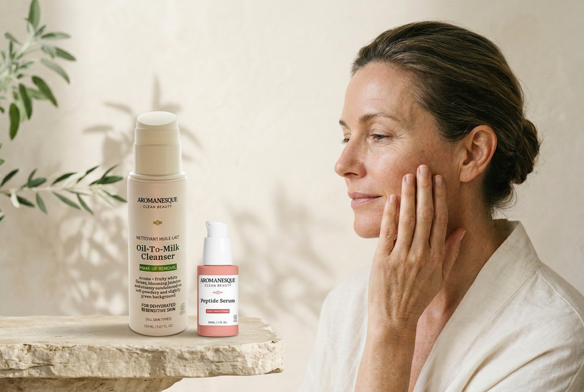 Minimalist Skincare Routine: CALM + RENEW | Aromanesque