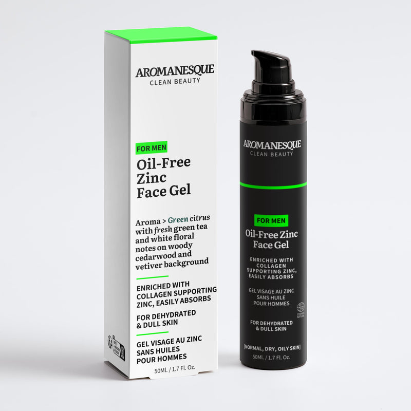 Aromanesque Ölfreies Zink-Gesichtsgel für Männer 