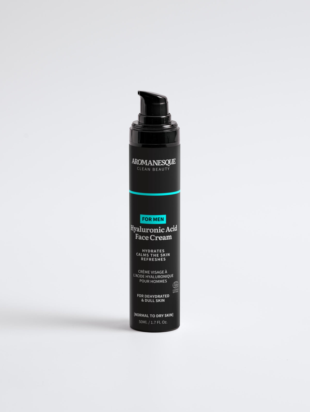 Crema Facial de Ácido Hialurónico Aromanesque para Hombres