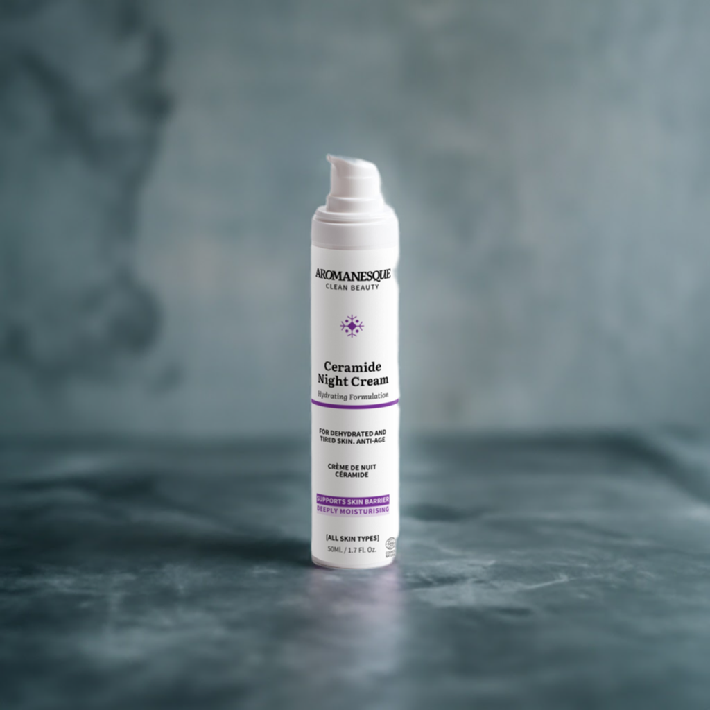 Aromanesque Ceramide Nachtcreme – Feuchtigkeitsspendende Formel 