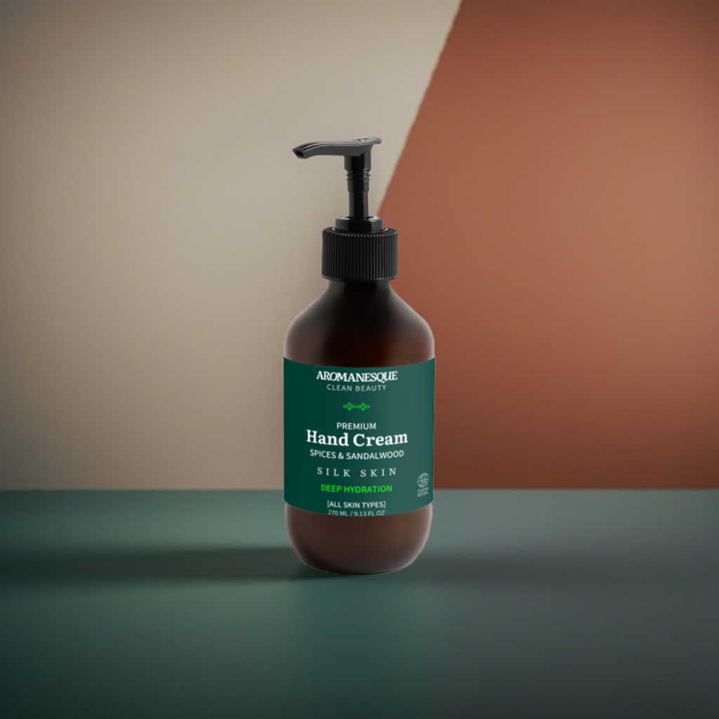 Crème pour les mains Premium, Épices et Bois de Santal  