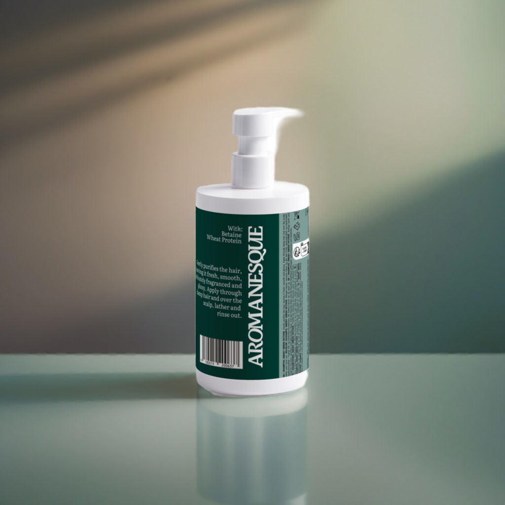 Champô Aromanesque Gloss, Vetiver Verde Fumado