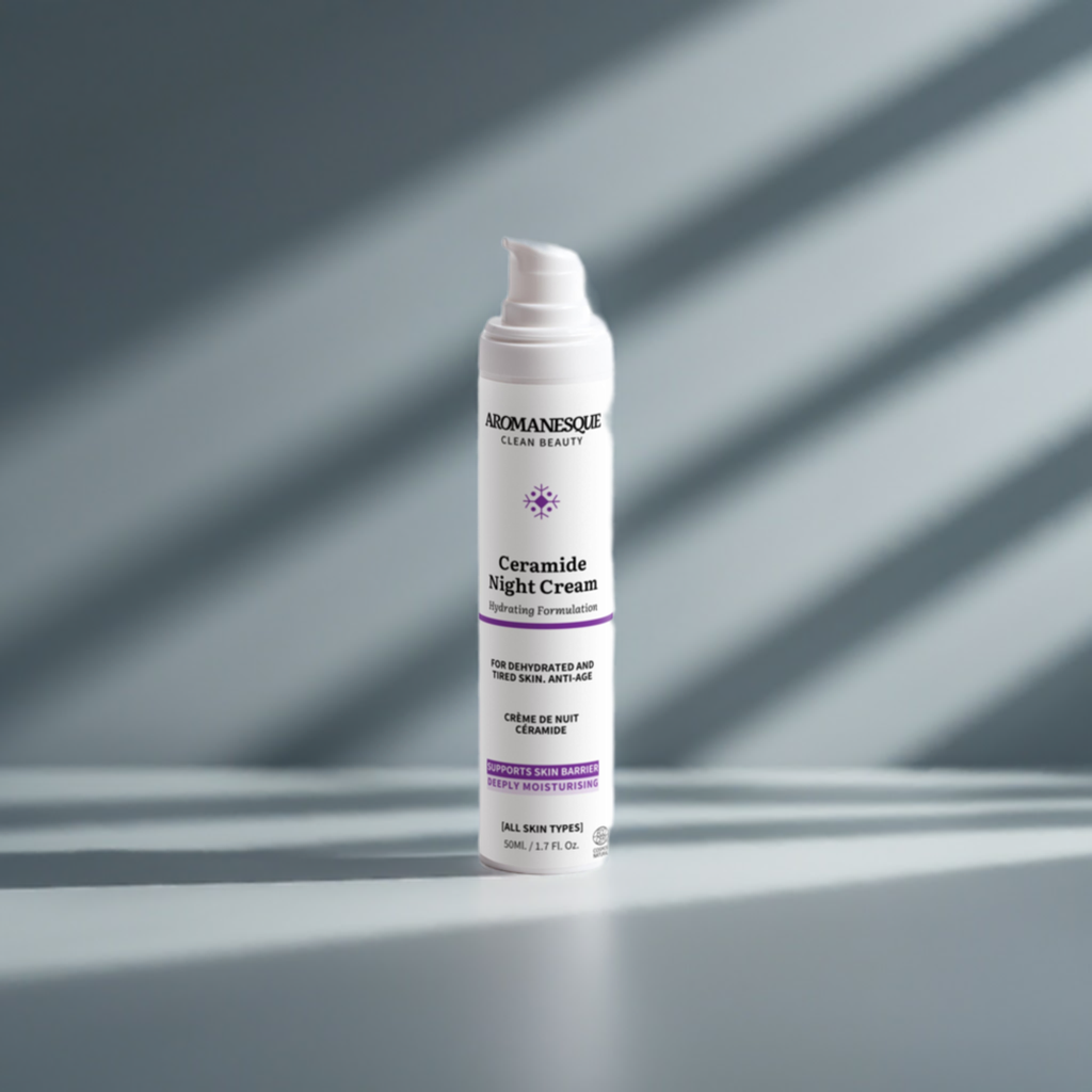Aromanesque Ceramide Nachtcreme – Feuchtigkeitsspendende Formel 