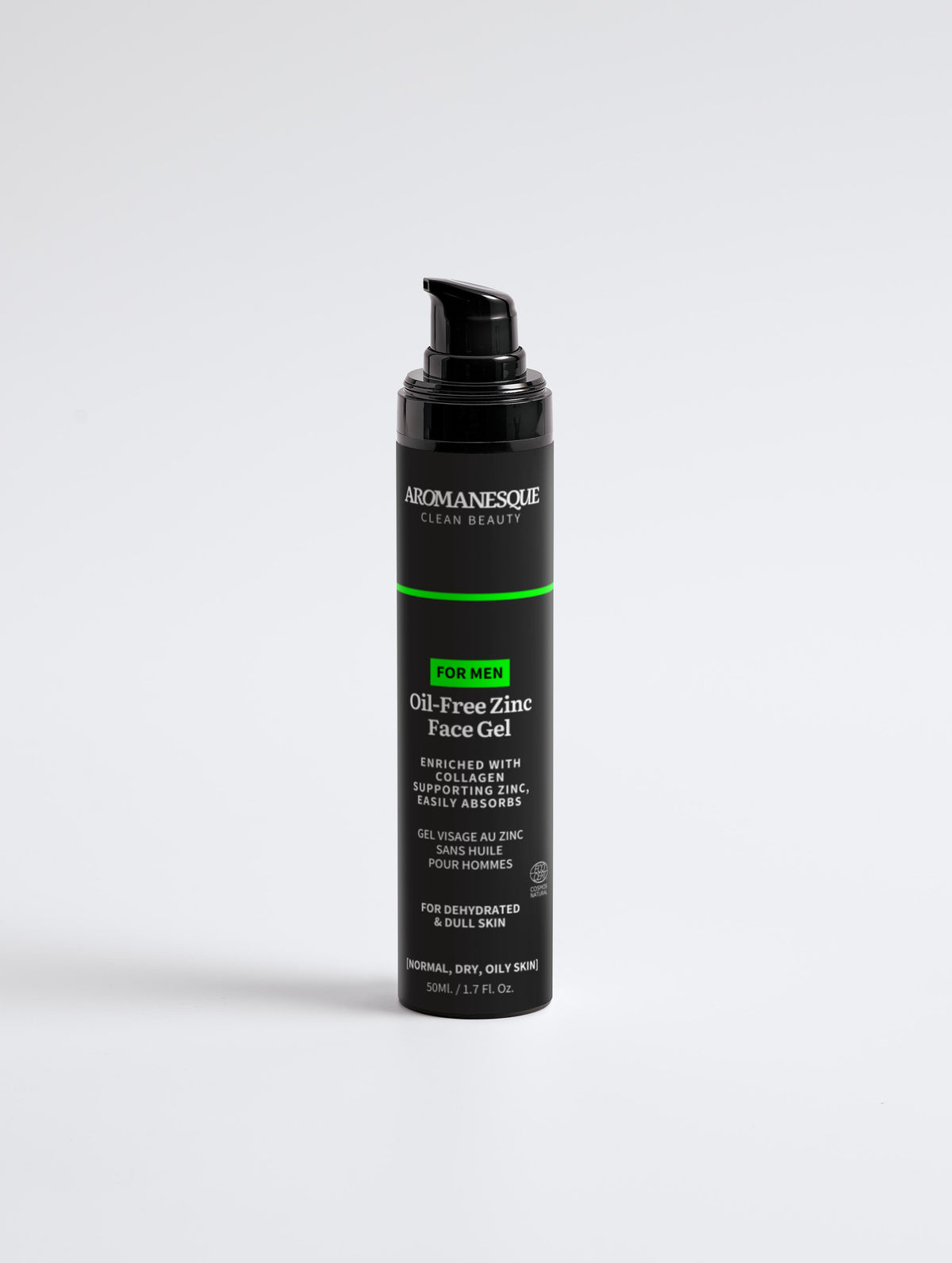 Gel visage au zinc sans huile Aromanesque pour hommes