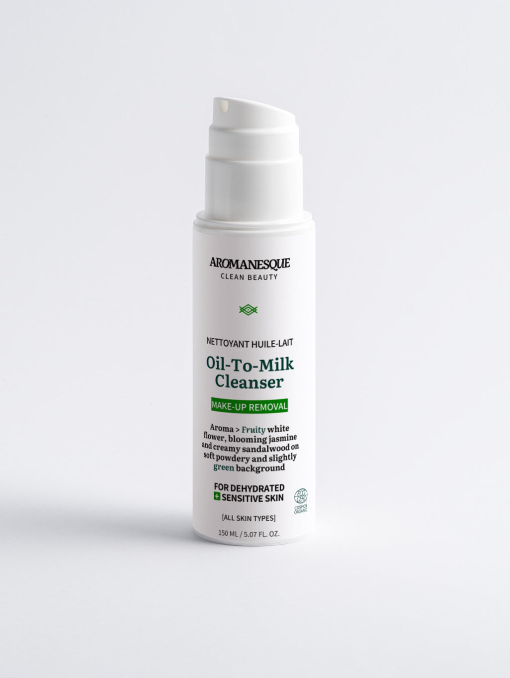 Aromanesque Oil-To-Milk Cleanser | Sensitive Skin | 150Ml