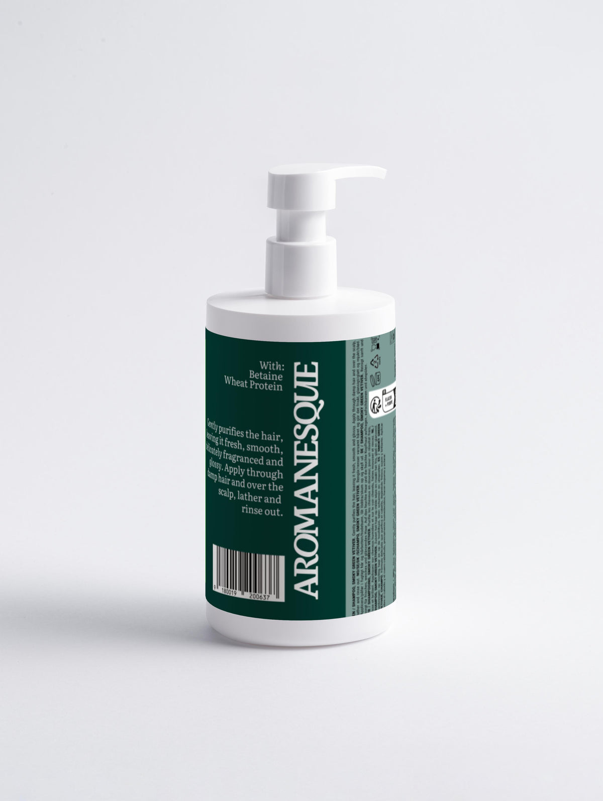 Champô Aromanesque Gloss, Vetiver Verde Fumado