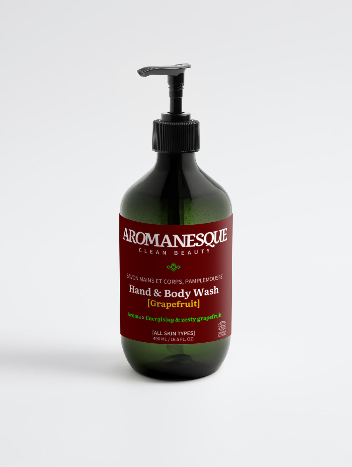 Gel douche et mains Aromanesque, pamplemousse